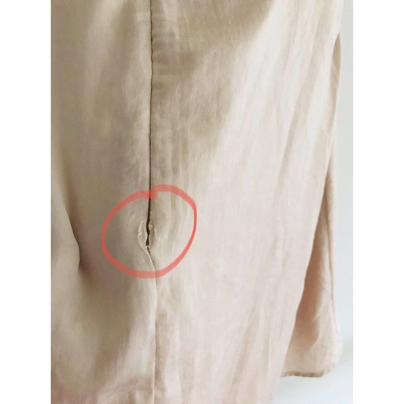 Anthropologie Avec Les Filles | Dress Small Brown V-neck A-line Skater Mini - Picture 10 of 10